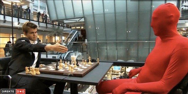 Magnus Carlsen vs. Red Guy
