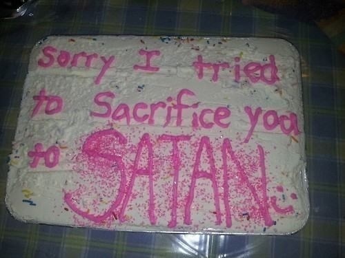satan cake