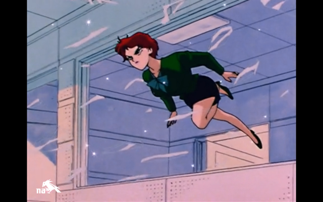 64 oh shit she came through the glass