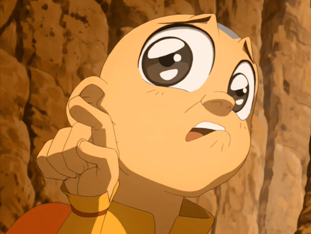 aang weird face