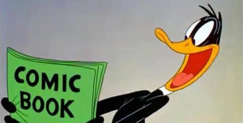 daffy duck and comic book