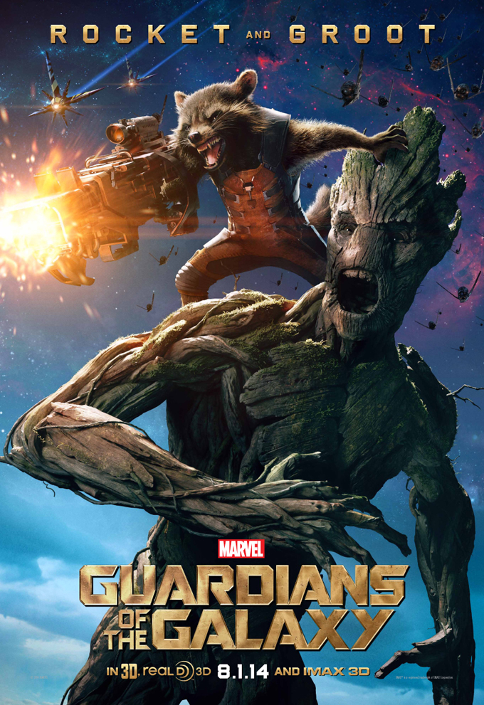 Guardians of the Galaxy 2 Groot-Awesome-Space Movie Poster 61x91,5 cm 