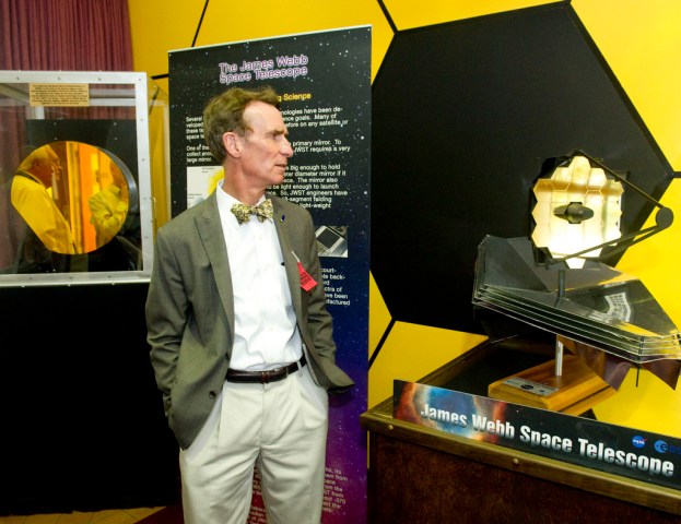 Bill Nye visits Goddard Space Flight Center