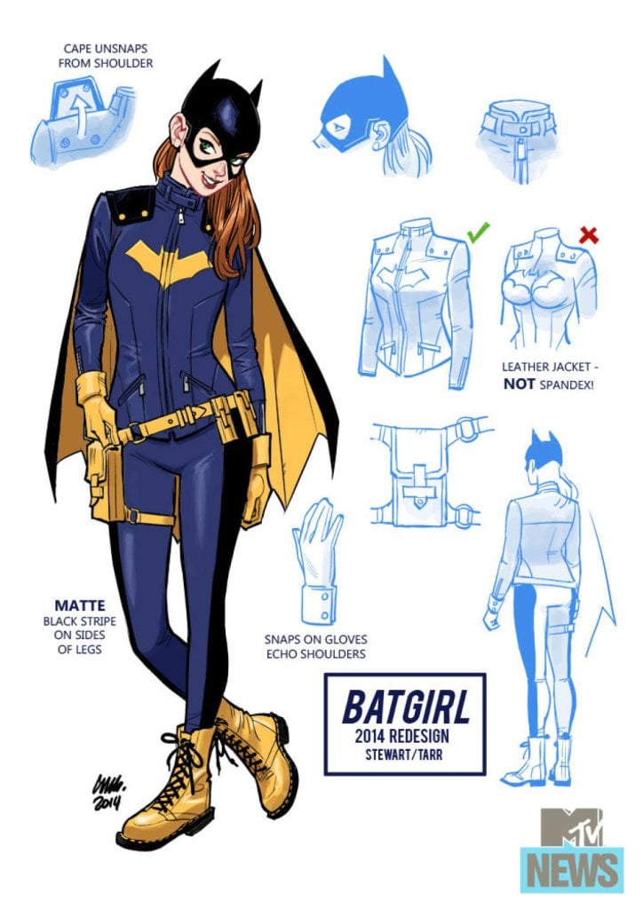 Batgirl Model Sheet