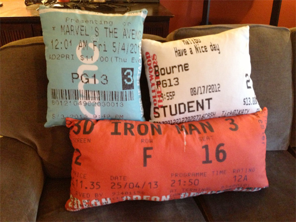 ticketstubpillows