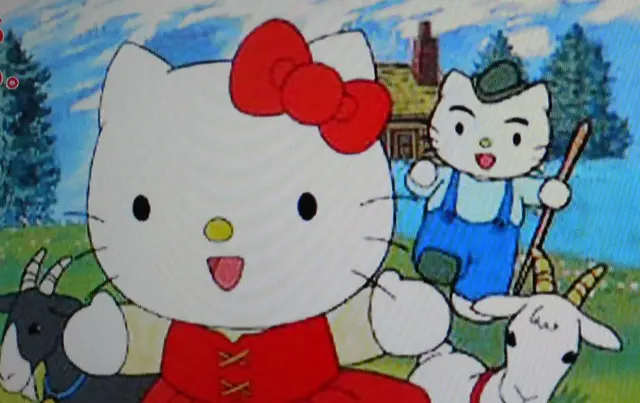 Hello kitty with a mouth