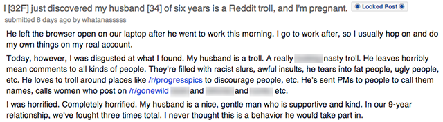 reddit troll