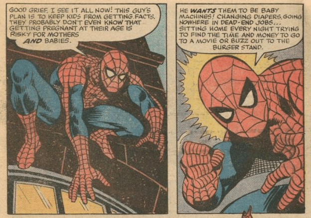 spider-man planned parenthood