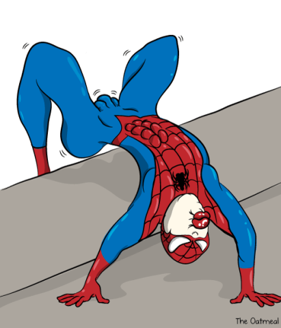 the oatmeal spider-man