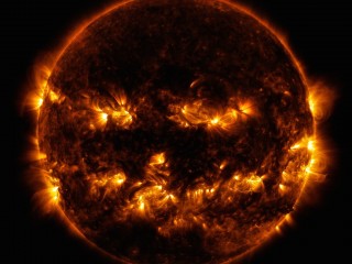 A picture of the sun