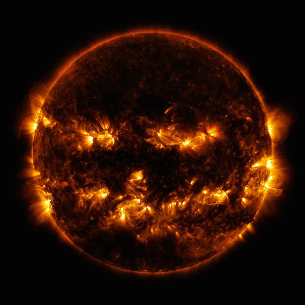 A picture of the sun