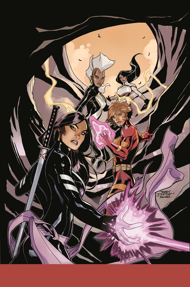 X-Men #23 cover by Terry Dodson. 