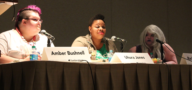 Amber Bushnell, Uhura Jones and Rachelle Abellar