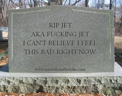 jet tombstone