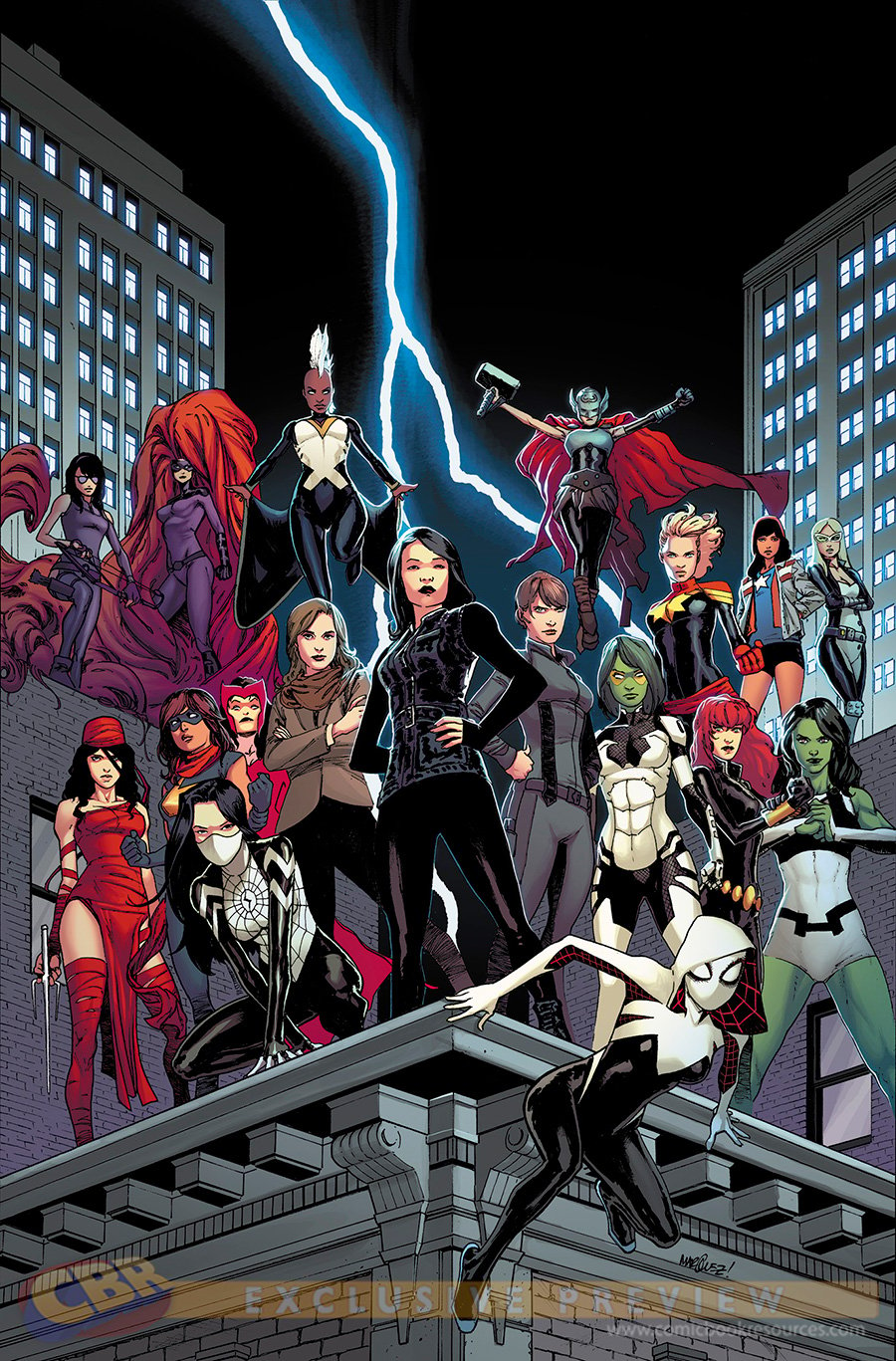 SHIELD Comic Cover Features Women of Marvel | The Mary Sue