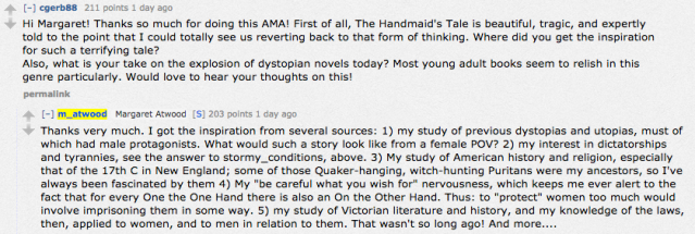 Handmaid's Tale sources