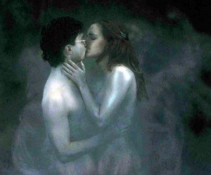 [as Ron looks terrified]