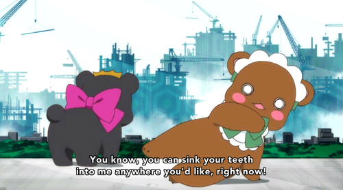 If I had to describe Yurikuma in a single screenshot, this is the one I would choose.