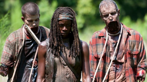 Michonne and her walkers