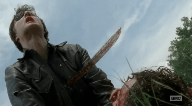 Michonne stabs Governor