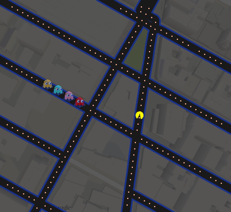 No Google Maps agora pode jogar Pac-Man 