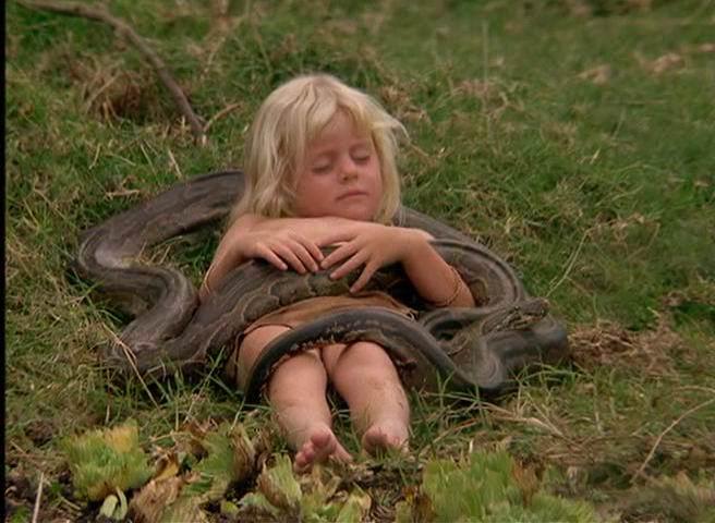 Sheena-Little Girl with a snake
