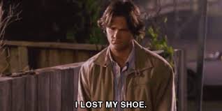 Oh, honey. It's okay. We'll find that shoe together.
