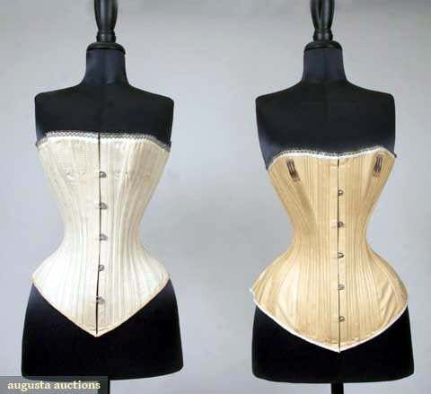 1890s corset from Augusta Auctions.