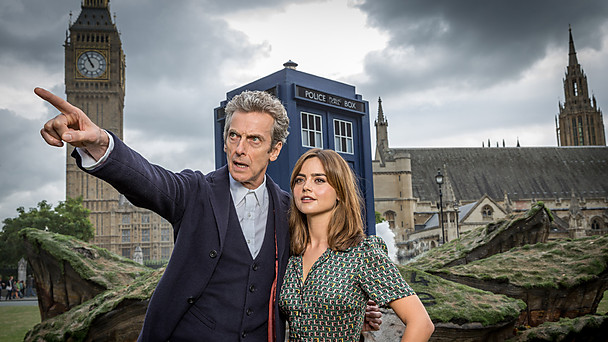 Twelfth-Doctor-and-Clara-in-Parliament-Square