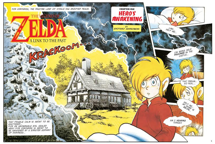 Zelda: A Link to the Past comic by Ishinomori - 1
