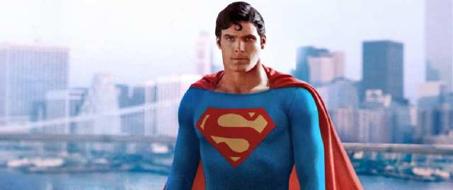 Christopher Reeve Superman Cityscape