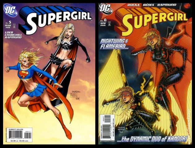 Dark Supergirl Nightwing Flamebird 2006