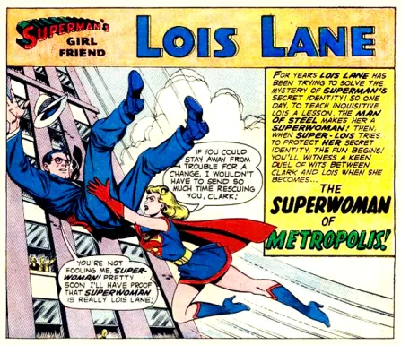 Lois Lane Superwoman Blond Wig