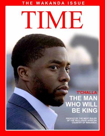 Time Cover - Black Panther