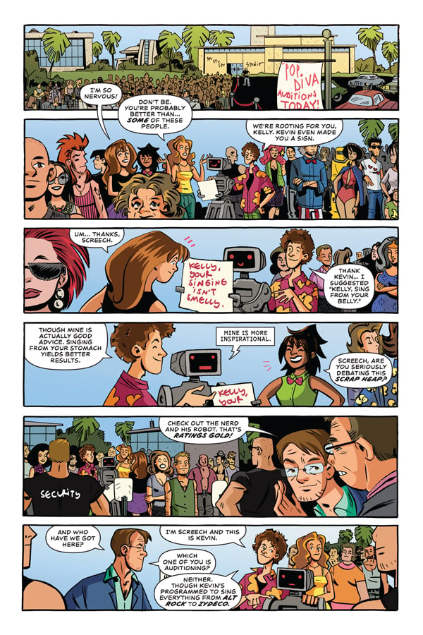 saved by the bell comic preview