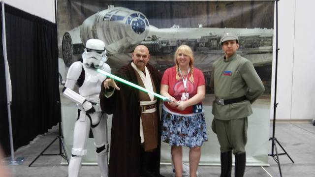Me and the 501st Legion cosplayers!