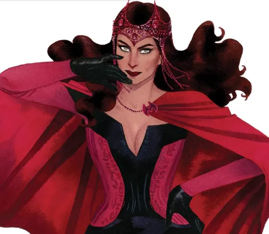 Scarlet Witch drawn by Kevin Wada (Marvel)