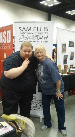 My mom and Sam Ellis.
