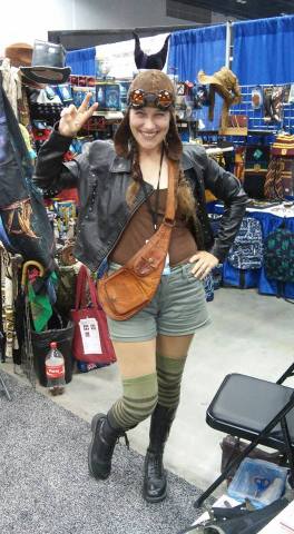 Spunky Steampunk Aviatrix!
