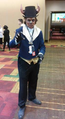 Steampunk Beast front view.