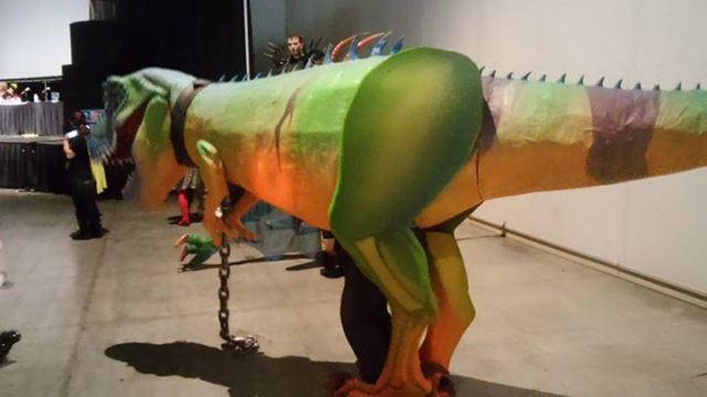 T-Rex cosplay. For serious.