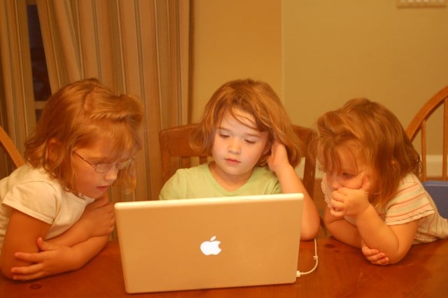 Girls at Computer