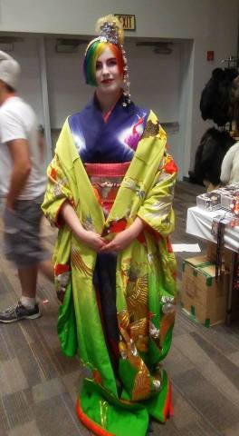 Rainbow kimono