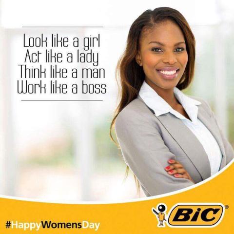 bic womens day ad
