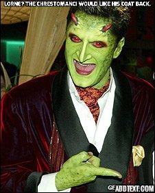 Krevlornswath of the Deathwok clan ... your fashion sense is a disappointment. In all of the best ways.