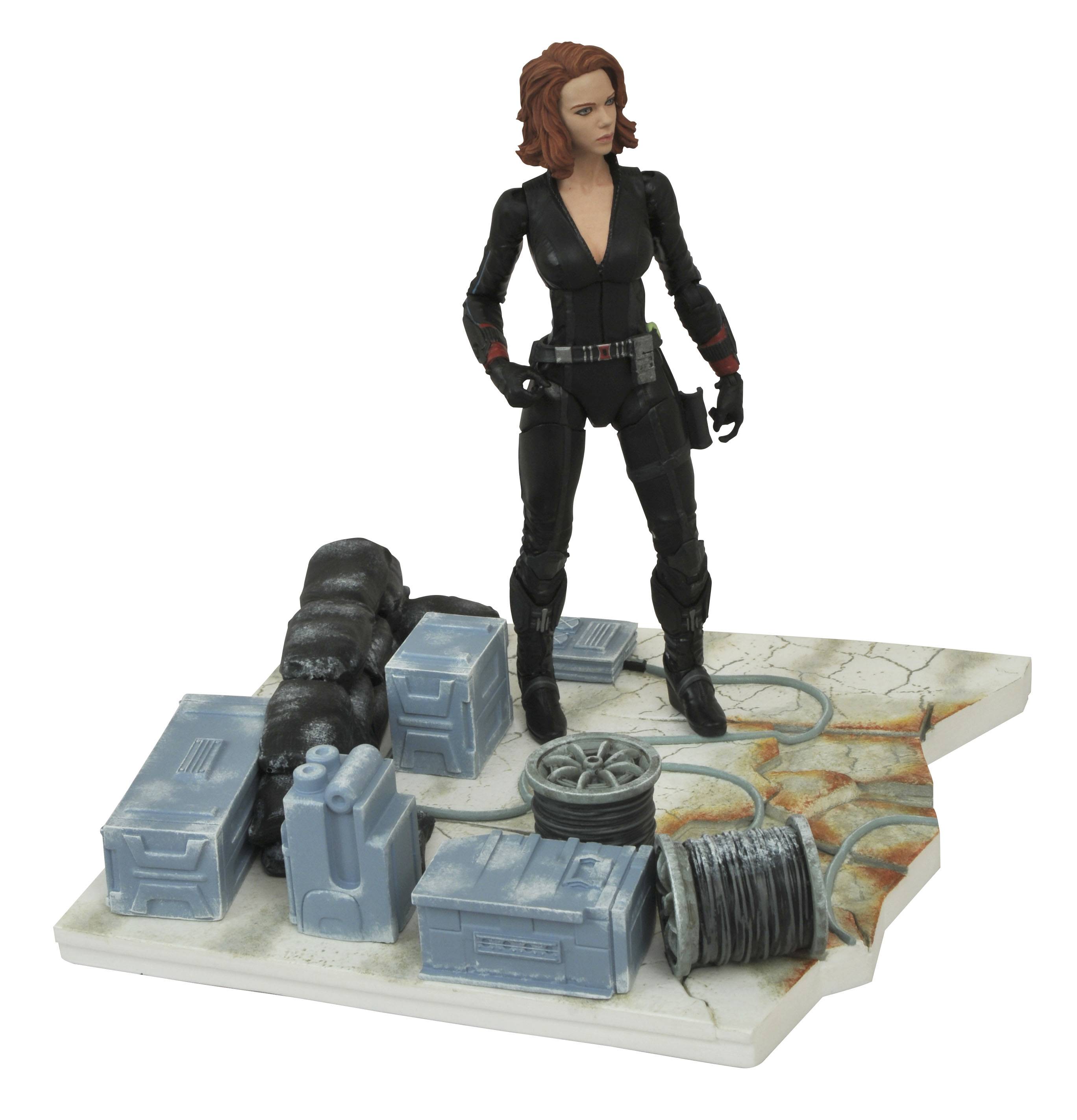 18cm COLLECTOR ACTIONFIGUR MARVEL DIAMOND SELECT TOYS BLACK WIDOW 6" INCH /ca 