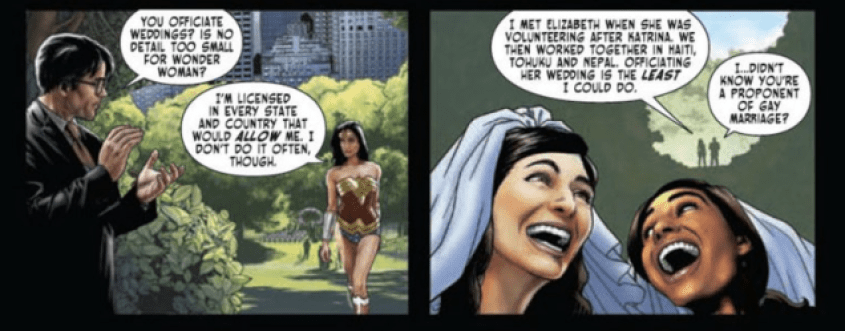 Wonder Woman Officiates Same Sex Wedding Dc Comics The Mary Sue 