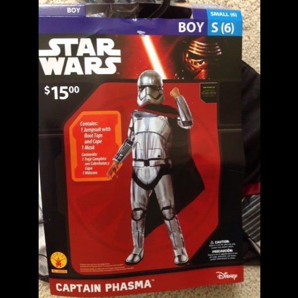 Girls Deluxe Captain Phasma Star Wars Costume 