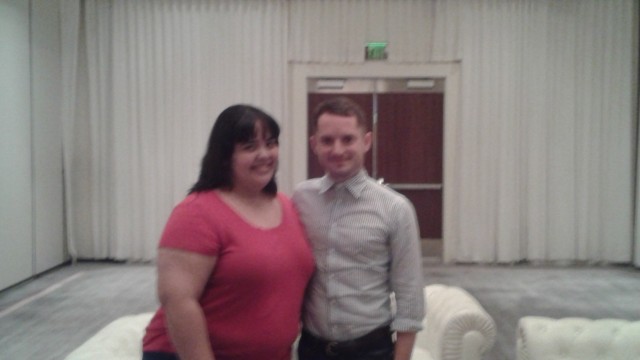 Teresa and Elijah Wood