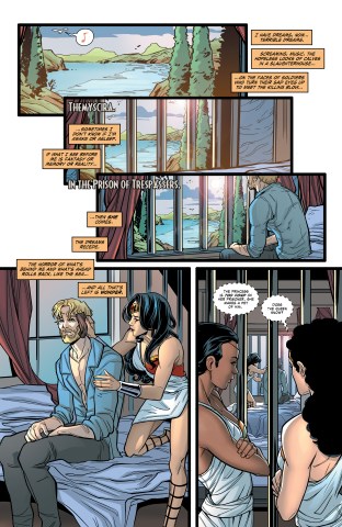Wonder Woman tells Steve Trevor What's What.
